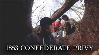 Digging a Confederate Soldiers Privy  Deep Glass and War Relics [upl. by Varden]