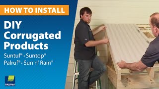 How to SUNTUF® Installation DIY [upl. by Yhotmit]