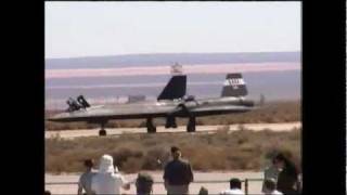 SR 71 Blackbird last flight everEdwards AFB open house 1999 [upl. by Lula207]