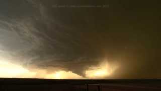 Amazing Supercell Booker TX June 3rd 2013 [upl. by Ahsocin205]