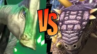 Parasaurolophus vs Saichania AMV Dino Versus [upl. by Strickland]