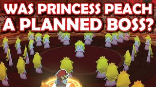 Was Origami Princess Peach A PLANNED BOSS for Paper Mario The Origami King [upl. by Zingg]