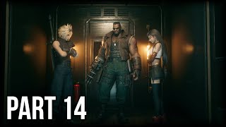 Final Fantasy VII Remake  100 Walkthrough Part 14 PS4 Pro – Chapter 5 Dogged Pursuit [upl. by Nuahsyar956]