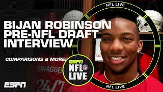 Bijan Robinson wants to play with Jalen Hurts in Philadelphia 👀 Well see what happens  NFL Live [upl. by Genesa764]