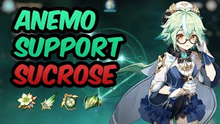 SUPER UNDERRATED SUPPORT Complete Sucrose Guide  Artifacts Weapons amp Comps  Genshin Impact [upl. by Nessie]