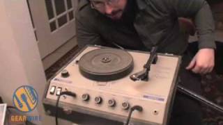 Califone 1925c Turntable Used As Bass Preamp [upl. by Greysun]