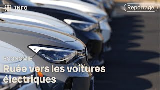 Les Québécois se précipitent pour acheter leur voiture électrique [upl. by Airpal]