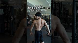 등 운동시 헬린이들이 자주하는 실수 💪 암풀다운  롱풀  T바로우 [upl. by Templa]