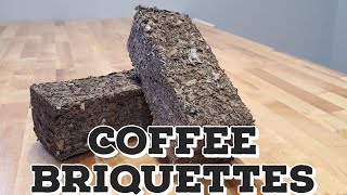 Coffee Briquettes  Free Heat [upl. by Nannie]