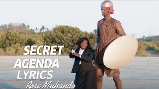 Rose Muhando  Secret Agenda Official Video Lyrics 2022 [upl. by Arevle]