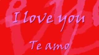 I love you  Celine Dion LyricsTraducción al español [upl. by Trista478]