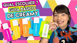 RESENHANDO TODOS OS PRODUTOS DE CREAMY🎉✨ Skincare [upl. by Cally]