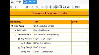 SSRS  How to Create Recursive Report [upl. by Dorcea]