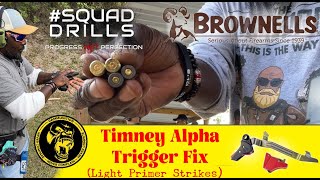 Timney Alpha Trigger Light Primer Strike Fix [upl. by Cadel]