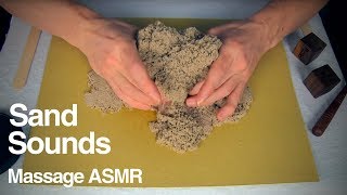 ASMR Creating Shapes with Kinetic Sand  Whispering Ear to Ear [upl. by Nawek]