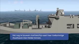 Combat support ship ZrMs Den Helder [upl. by Guinevere]