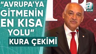 TFF Başkanı Mehmet Büyükekşi Ziraat Türkiye Kupası Kura Çekimi Töreninde Konuştu  A Spor [upl. by Litsyrk398]