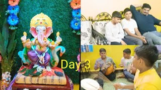 DAY 3 Of Ganesh Chaturthi Celebration Vlog 🙏goanvlog [upl. by Areek144]