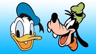 Disney and friends cartoons  Donald Mickey Pluto Goofy [upl. by Niliak329]