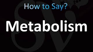 How to Pronounce Metabolism CORRECTLY [upl. by Aivin]