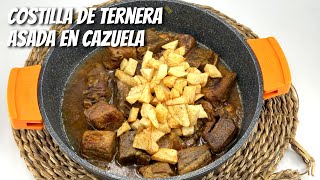 Costilla de ternera asada en cazuela [upl. by Wharton]