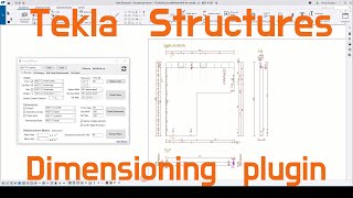 Tekla Structures Dimensioning Plugin update PrecastBIMpro [upl. by Holland]