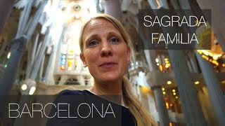 5 Facts About the Famous Sagrada Familia  Barcelona  Family Travel Vlog [upl. by Nesnej928]