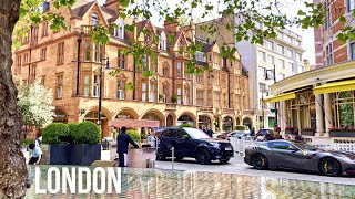 Walking the most Expensive Areas of London  Mayfair  London Walking Tour 4K [upl. by Jody]