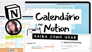 Notion Calendar Agenda do Google integrada ao Notion finalmente com Malu Oliveira [upl. by Elohc]