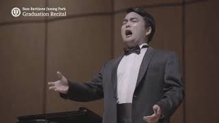 O del mio amato ben Bass Baritone Jusung Park 박주성 [upl. by Hutton]