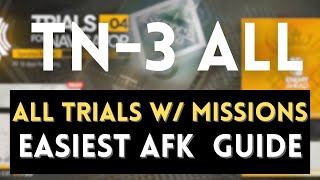 TN3 All Stages amp Missions Easiest AFK Guide Trials of Navigator 04 【 Arknights】 [upl. by Dreher752]