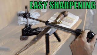 Review Edge Pro Sharpening System  From Dull to Shaving Sharp [upl. by Firestone410]