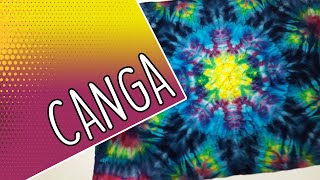 A CANGA TIE DYE MAIS LINDA DO BRASIL  Théo e Tintas [upl. by Hsizan]