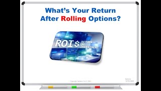 What’s Your Return After Rolling Options [upl. by Anazus]