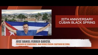 José Daniel Ferrer talks about the Cuban Black Spring Primavera Negra de Cuba [upl. by Farra]