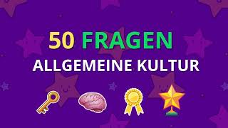 Wie gut ist dein Allgemeinwissen Mach dieses 50FragenQuiz um es herauszufinden [upl. by Modern]