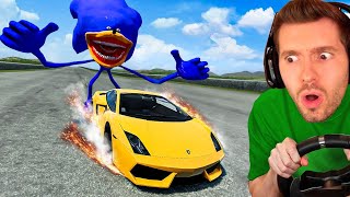 Fugindo do SHIN SONIC TAPES no BeamNG Drive [upl. by Lorita]