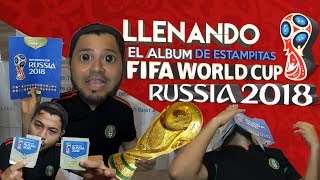 🏆ÁLBUM DE ESTAMPITAS DEL MUNDIAL RUSIA 2018⚽ [upl. by Niko]