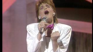 1986 Eurovision Belgium  Sandra Kim  Jaime la vie HQ [upl. by Ehtyde]