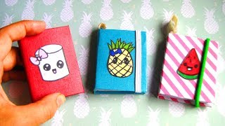 DIY MINI NOTEBOOKS  Makkelijke Kawaii Notitieboekjes How to [upl. by Animsaj]