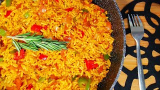 PARTY RICE  SPICY RICE  NANDOS RICE RECIPE  QUICK DINNER IDEAS  SIDE DISHES [upl. by Annhoj]