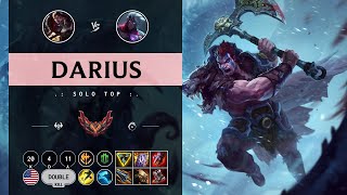 Darius Top vs Varus  NA Grandmaster Patch 1411 [upl. by Hakym]