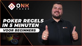 Poker Regels  Uitleg in 5 minuten [upl. by Adnarahs]