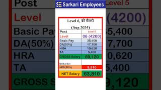 Level 6 Salary from August 2024 in Delhi [upl. by Notecnirp]