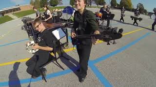 2014 Lampeter Strasburg Pioneer Marching Band Recognition Night Opening A Day In The Life [upl. by Notlehs]