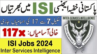 ISI Latest Jobs 2024 MOD Jobs Apply Online Applya Online InterServices Intelligence Jobs Register [upl. by Ahsatsan]