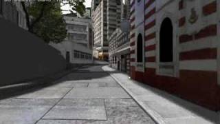 Hong Kong in VRML  X3D  Web3D Shader Test MRT 1 [upl. by Aihsined]