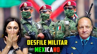 🇲🇽 PADRE MILITAR RUSO REACCIONA a DESFILE MILITAR de MÉXICO  INDEPENDENCIA DE MÉXICO 2024 [upl. by Ibocaj429]