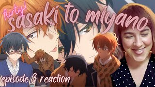 Sasaki to Miyano Episode 3 Reaction l Flirty [upl. by Frohman]