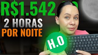 R154200 EM 2 HORAS POR NOITE TRABALHO HOME OFFICE NOTURNO [upl. by Henning]